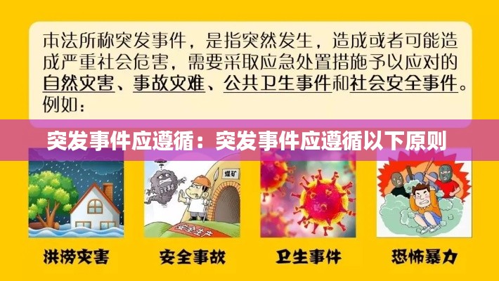 突发事件应遵循:突发事件应遵循以下原则