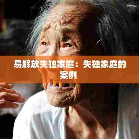 易解放失独家庭：失独家庭的案例 