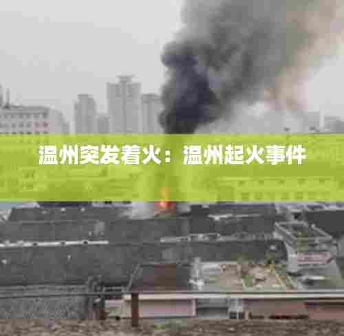 温州突发着火：温州起火事件 
