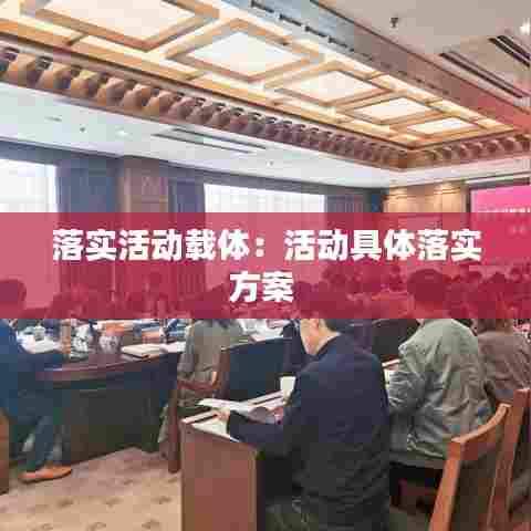 落实活动载体：活动具体落实方案 