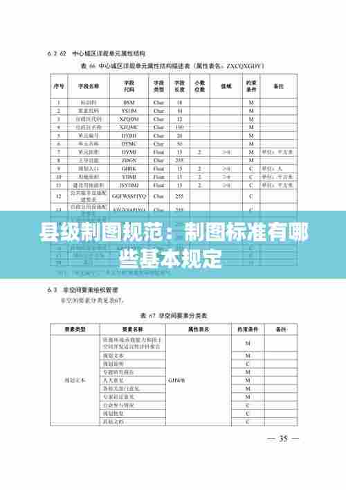 县级制图规范：制图标准有哪些基本规定 