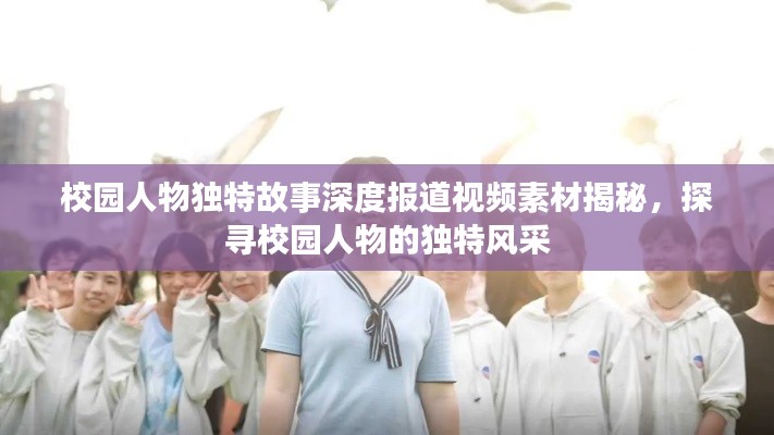 校园人物独特故事深度报道视频素材揭秘，探寻校园人物的独特风采