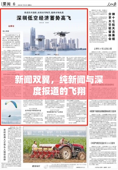 新闻双翼，纯新闻与深度报道的飞翔