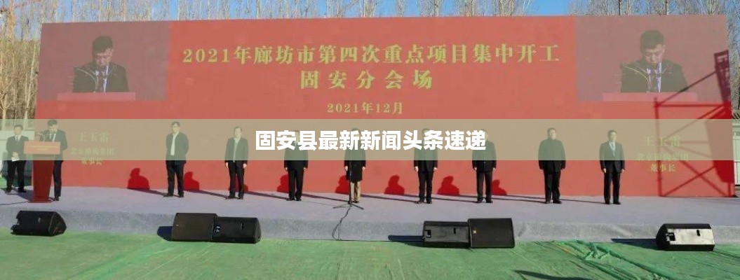 固安县最新新闻头条速递