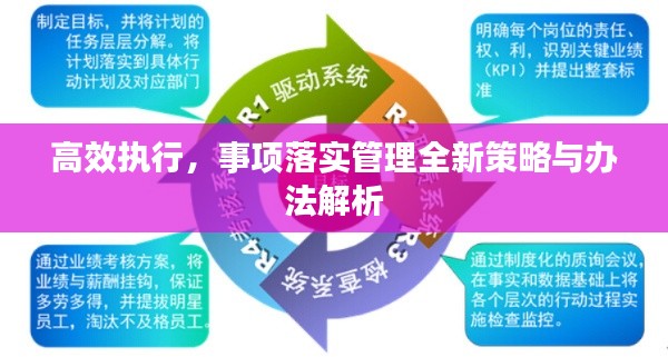 高效执行,事项落实管理全新策略与办法解析