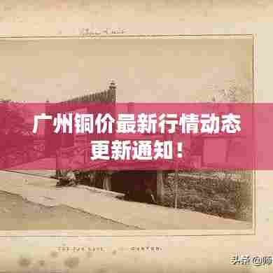广州铜价最新行情动态更新通知!
