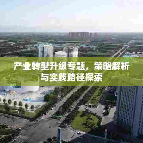 产业转型升级专题，策略解析与实践路径探索