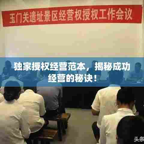 独家授权经营范本,揭秘成功经营的秘诀!