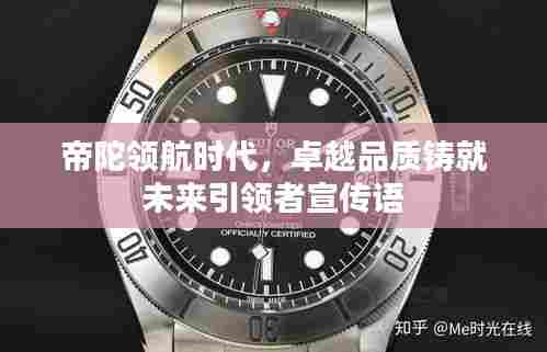 帝陀领航时代，卓越品质铸就未来引领者宣传语