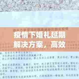 疫情下婚礼延期解决方案,高效应对,让爱延期不延误