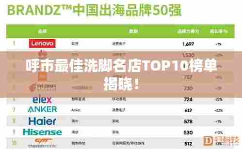 呼市最佳洗脚名店TOP10榜单揭晓！