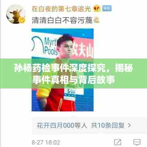 孙杨药检事件深度探究，揭秘事件真相与背后故事