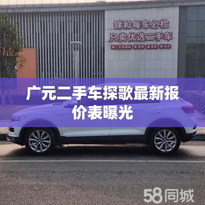 广元二手车探歌最新报价表曝光