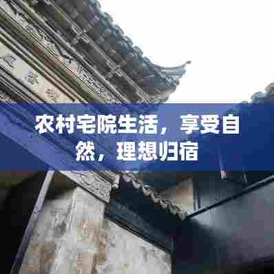 农村宅院生活，享受自然，理想归宿