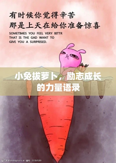小兔拔萝卜，励志成长的力量语录