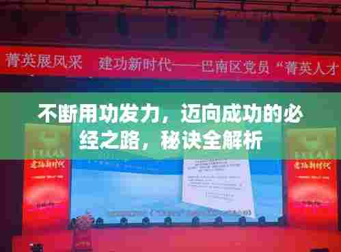不断用功发力，迈向成功的必经之路，秘诀全解析