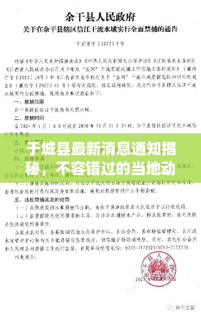 于城县最新消息通知揭秘，不容错过的当地动态更新！