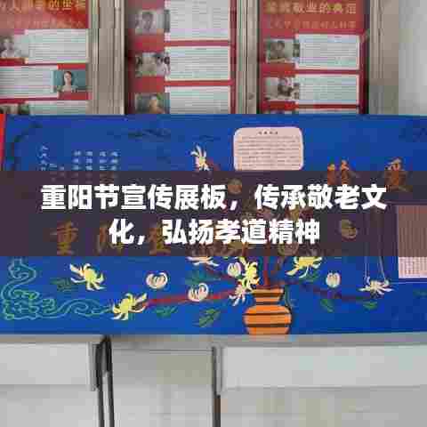 重阳节宣传展板，传承敬老文化，弘扬孝道精神