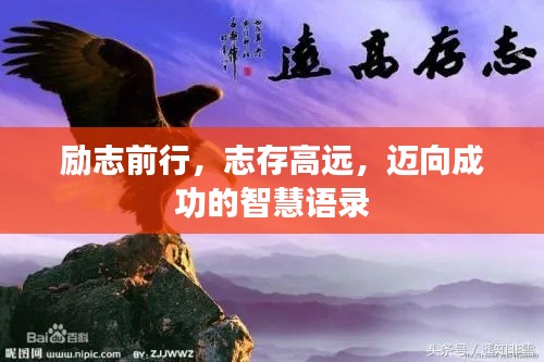 励志前行，志存高远，迈向成功的智慧语录