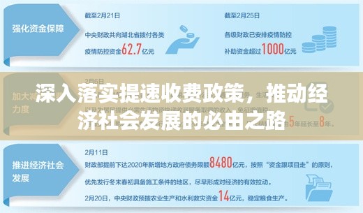 深入落实提速收费政策，推动经济社会发展的必由之路