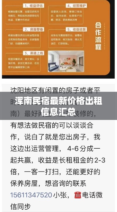 浑南民宿最新价格出租信息汇总