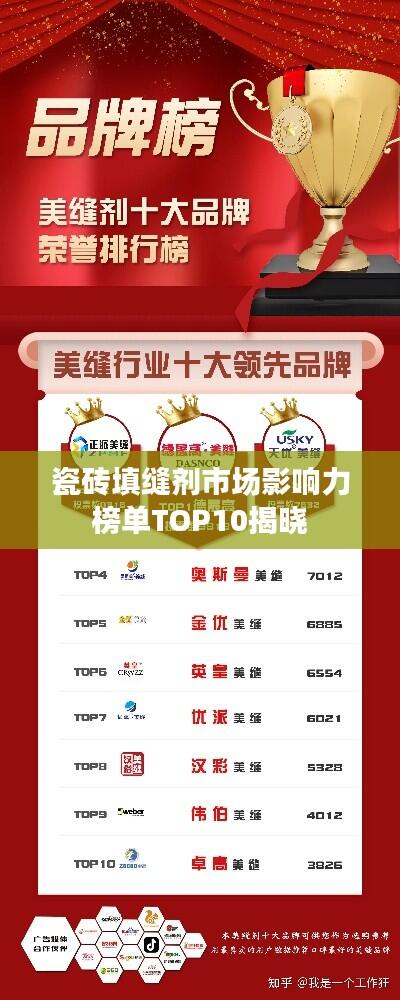 瓷砖填缝剂市场影响力榜单TOP10揭晓