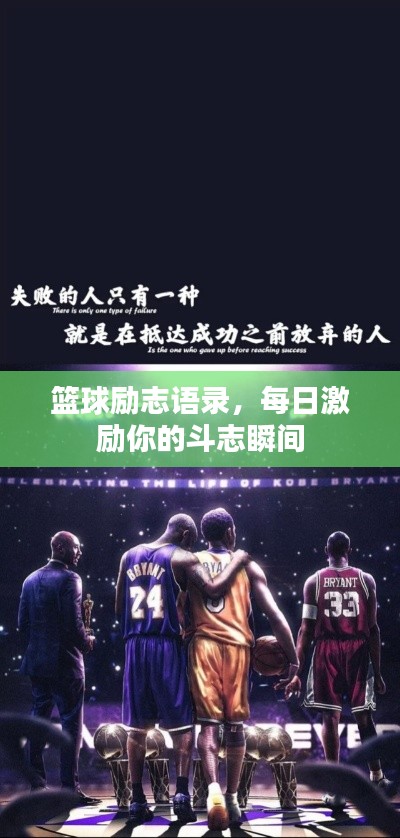篮球励志语录，每日激励你的斗志瞬间