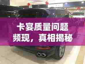 卡宴质量问题频现，真相揭秘及解决方案全解析！