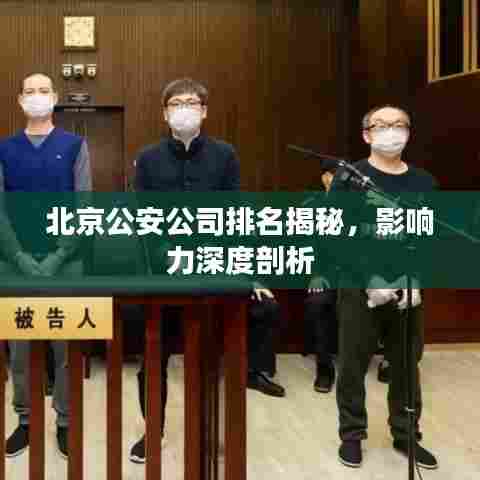 北京公安公司排名揭秘，影响力深度剖析