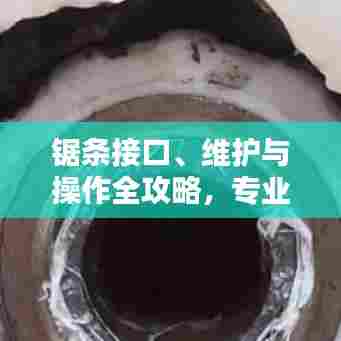锯条接口、维护与操作全攻略，专业级操作指南，轻松掌握锯条使用技巧！