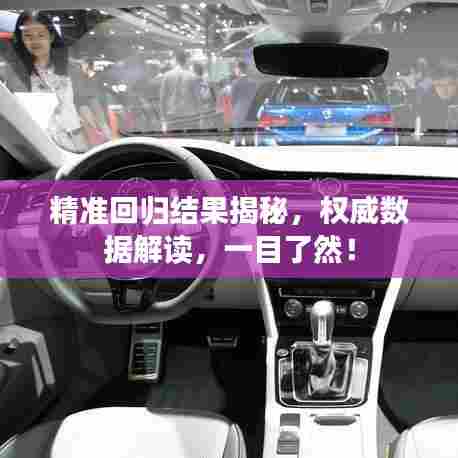 精准回归结果揭秘，权威数据解读，一目了然！