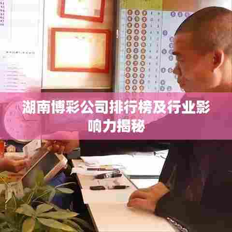 湖南博彩公司排行榜及行业影响力揭秘