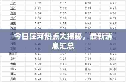 今日庄河热点大揭秘，最新消息汇总