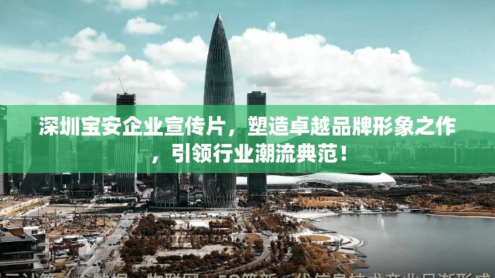 深圳宝安企业宣传片,塑造卓越品牌形象之作,引领行业潮流典范!