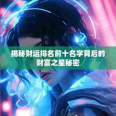 揭秘财运排名前十名字背后的财富之星秘密