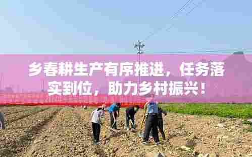 乡春耕生产有序推进，任务落实到位，助力乡村振兴！