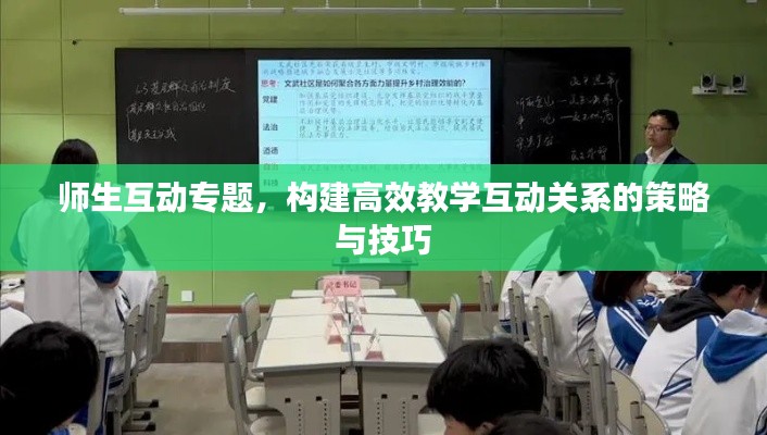 师生互动专题，构建高效教学互动关系的策略与技巧