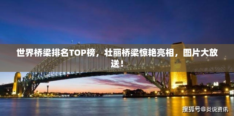 世界桥梁排名TOP榜,壮丽桥梁惊艳亮相,图片大放送!